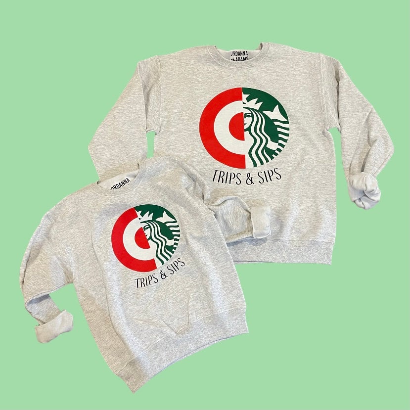 Official Starbucks Sips And Target Trips Shirt, hoodie, sweater